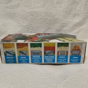 Versatile Kitchen Slicer Set in Blue and Gray